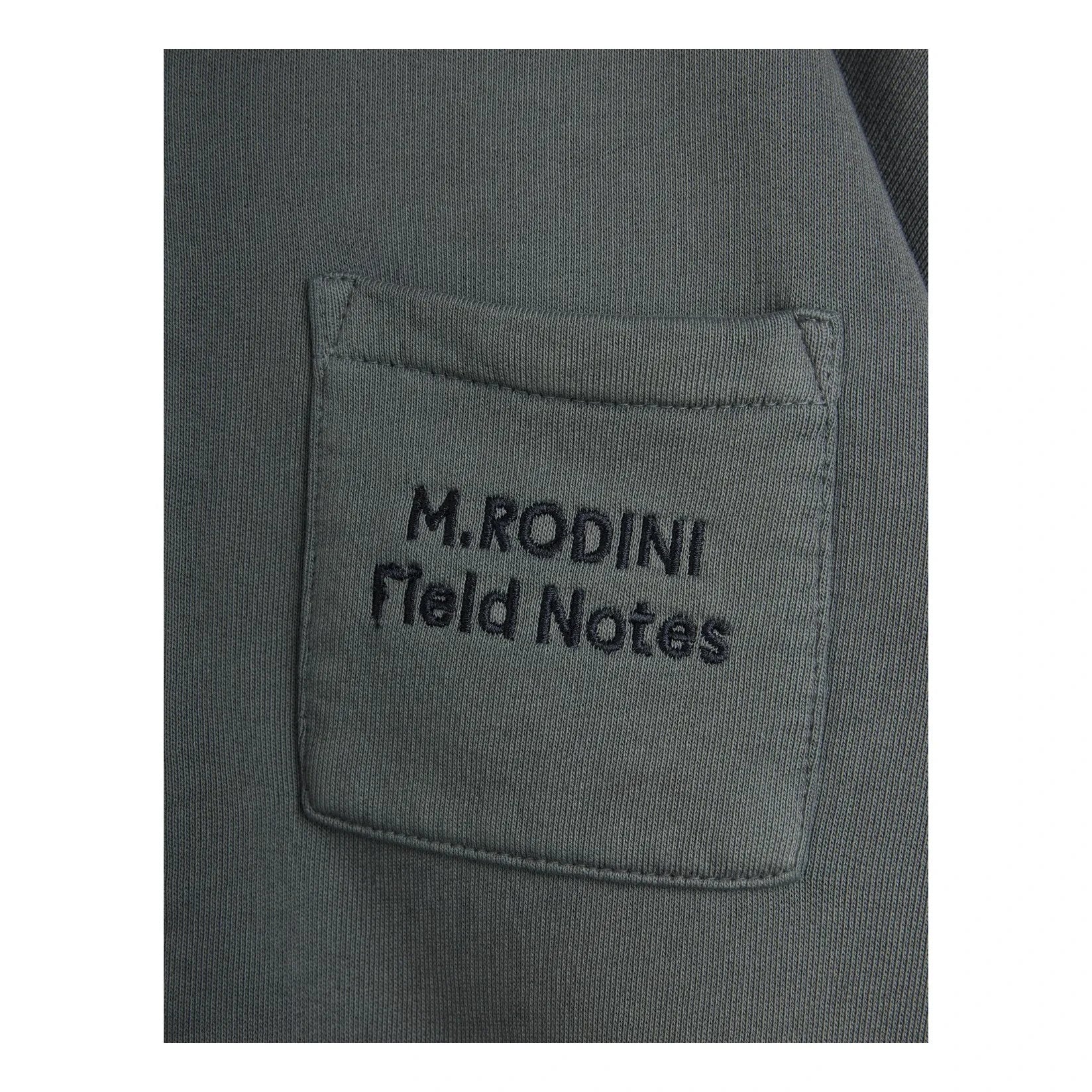 Mini Rodini - M.Rodini Fermuarlı Sweatshirt Organik Pamuk | Gri