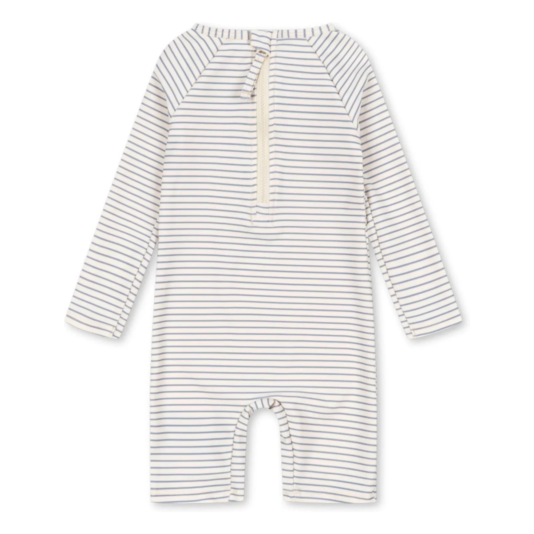 Konges Sløjd - Aster Striped UV Protection Swimwear Recycled Fibres | Beige