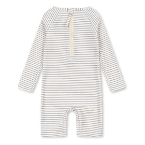 Konges Sløjd - Aster Striped UV Protection Swimwear Recycled Fibres | Beige