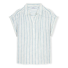 Rails - Tuscany Striped Blouse | Light blue