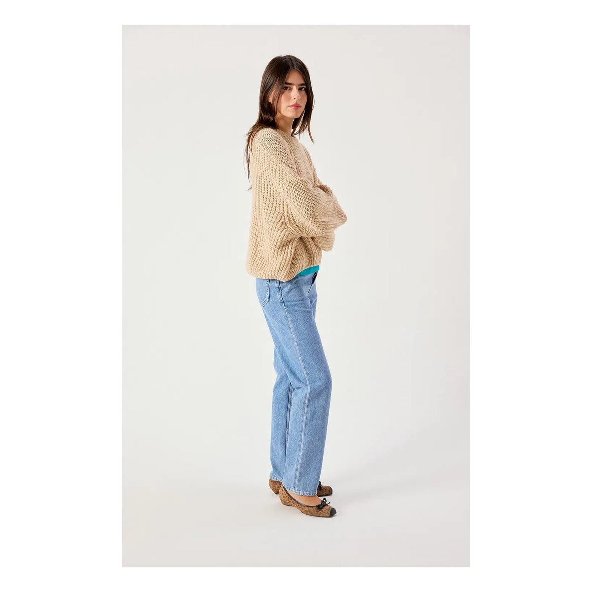 American Vintage - Cyrow Yün Kazak | Bej