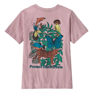 Patagonia - Graphic Rainforest T-Shirt | Organic Cotton | Mauve