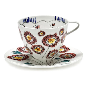 Serax - Coffee Cup and Saucer Anemone, Serax for Marni - Set of 2 | Milk