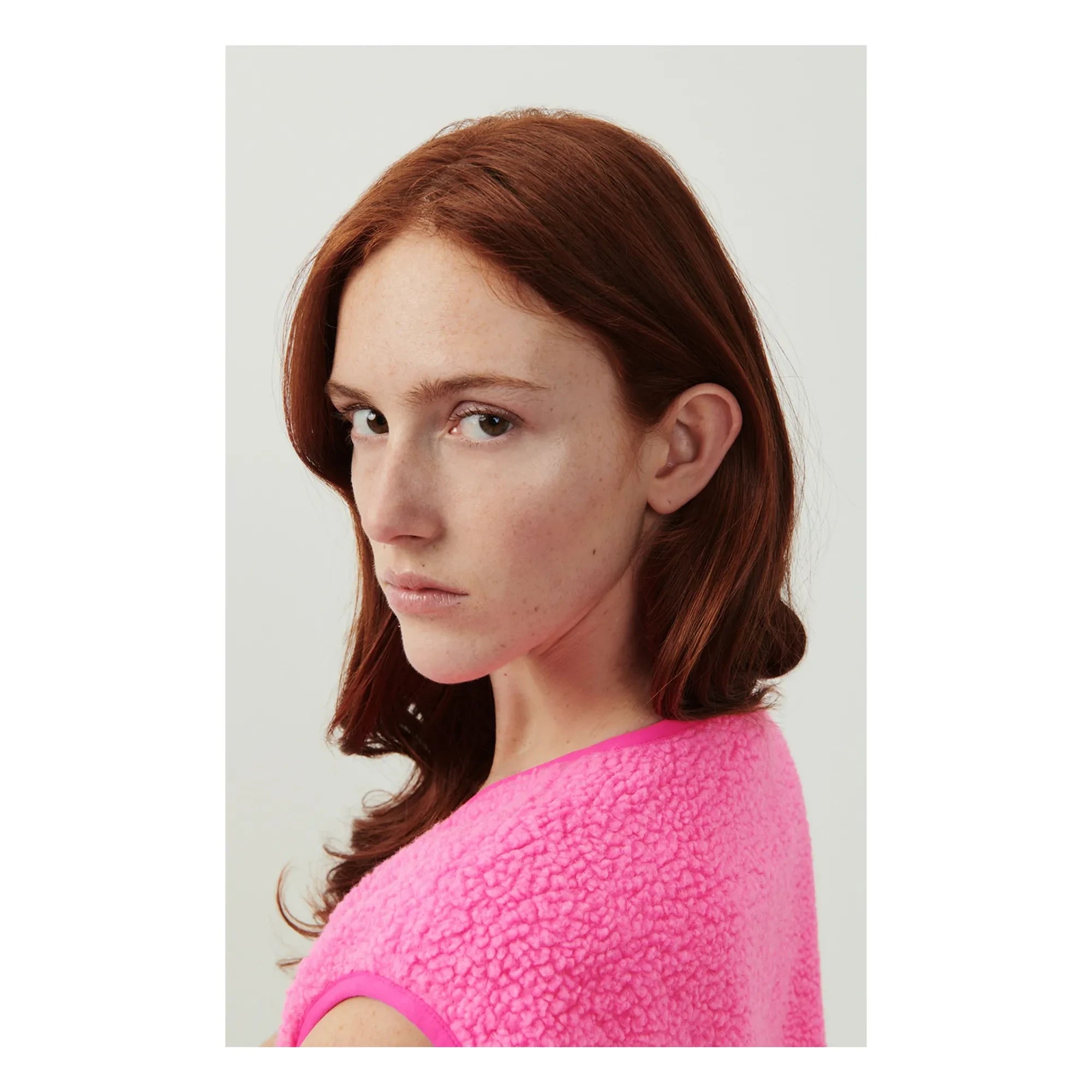American Vintage - Hoktown Sleeveless Vest | Fluorescent Pink