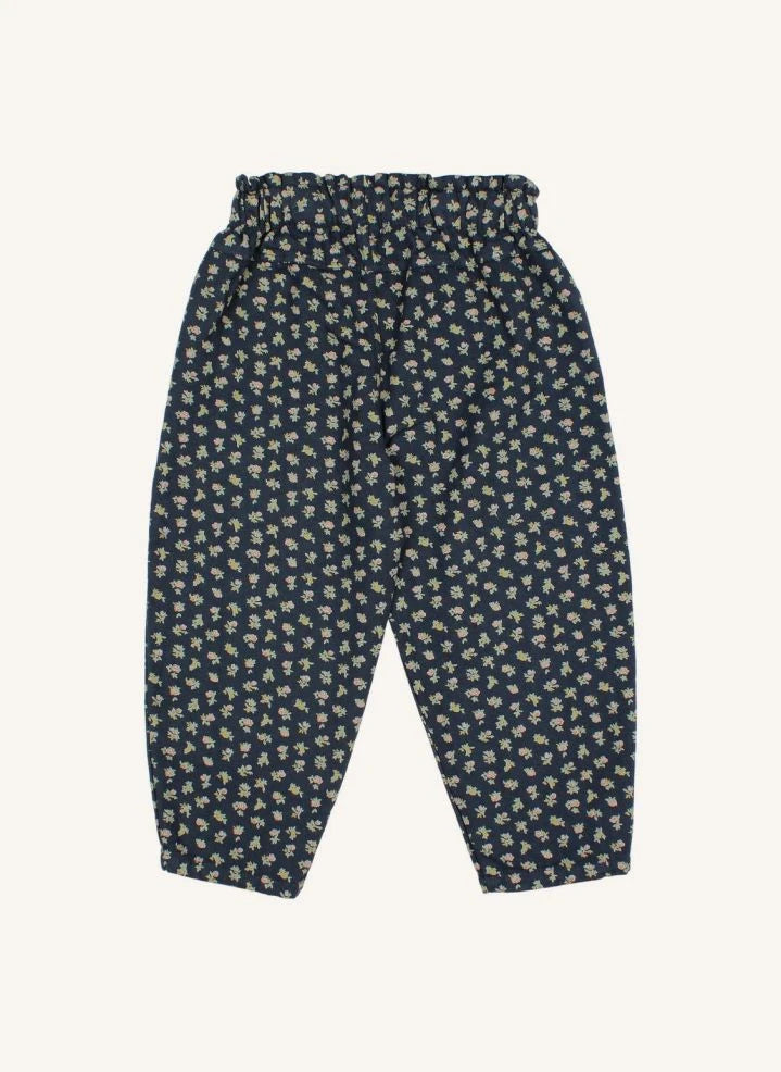 Búho - Floral Pattern Girl's Pants | Navy