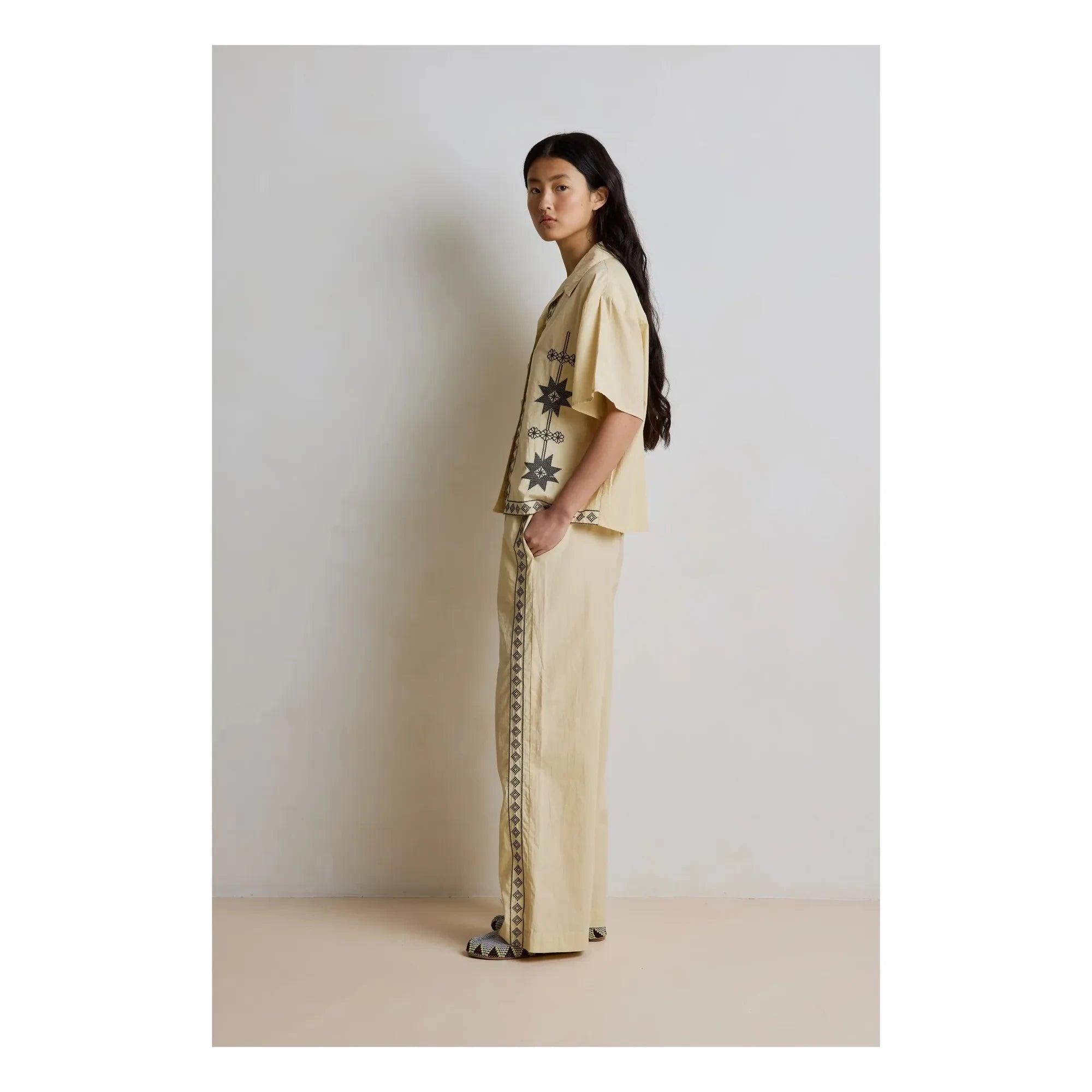 Hod - Claire Cotton Shirt | Champagne