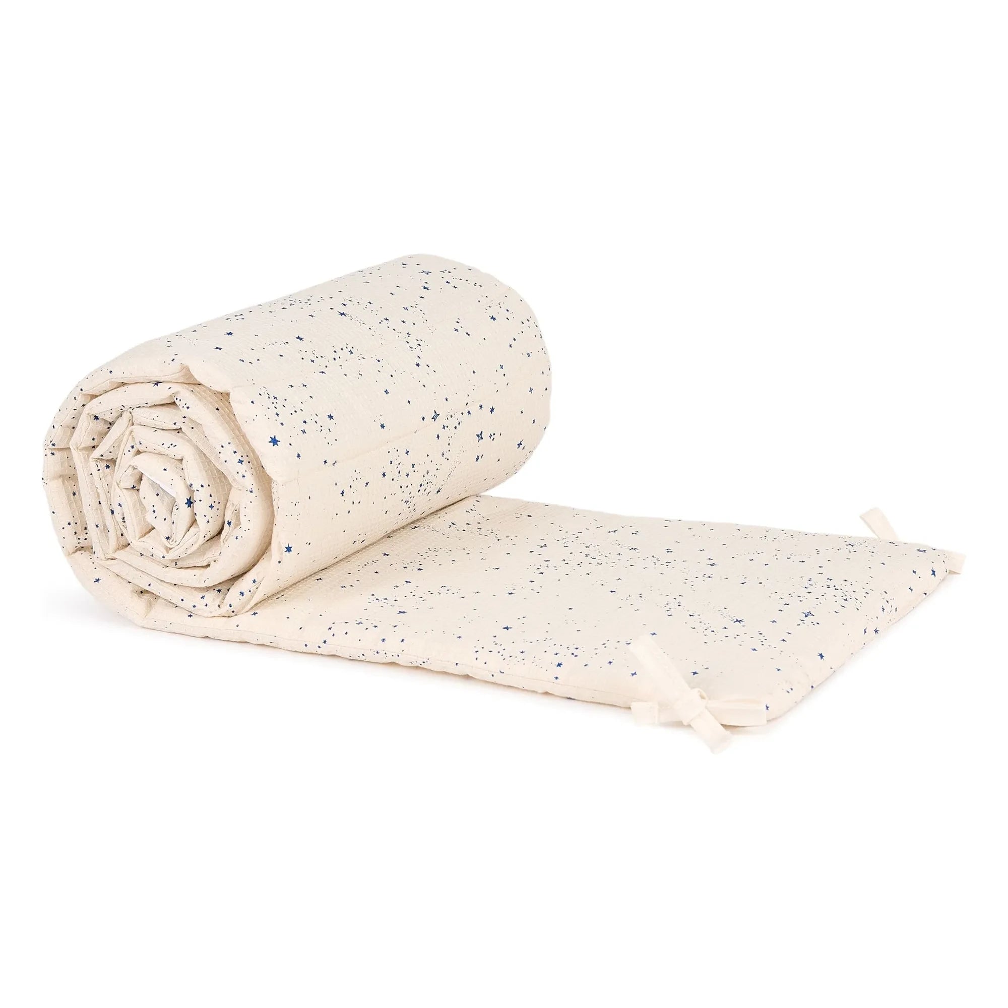 Nobodinoz - Blue Milky Way crib bumper