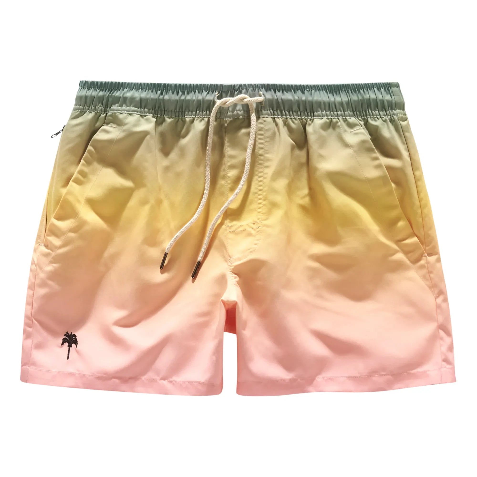 OAS - Batik Pattern Swim Shorts - Men's Collection | Yellow