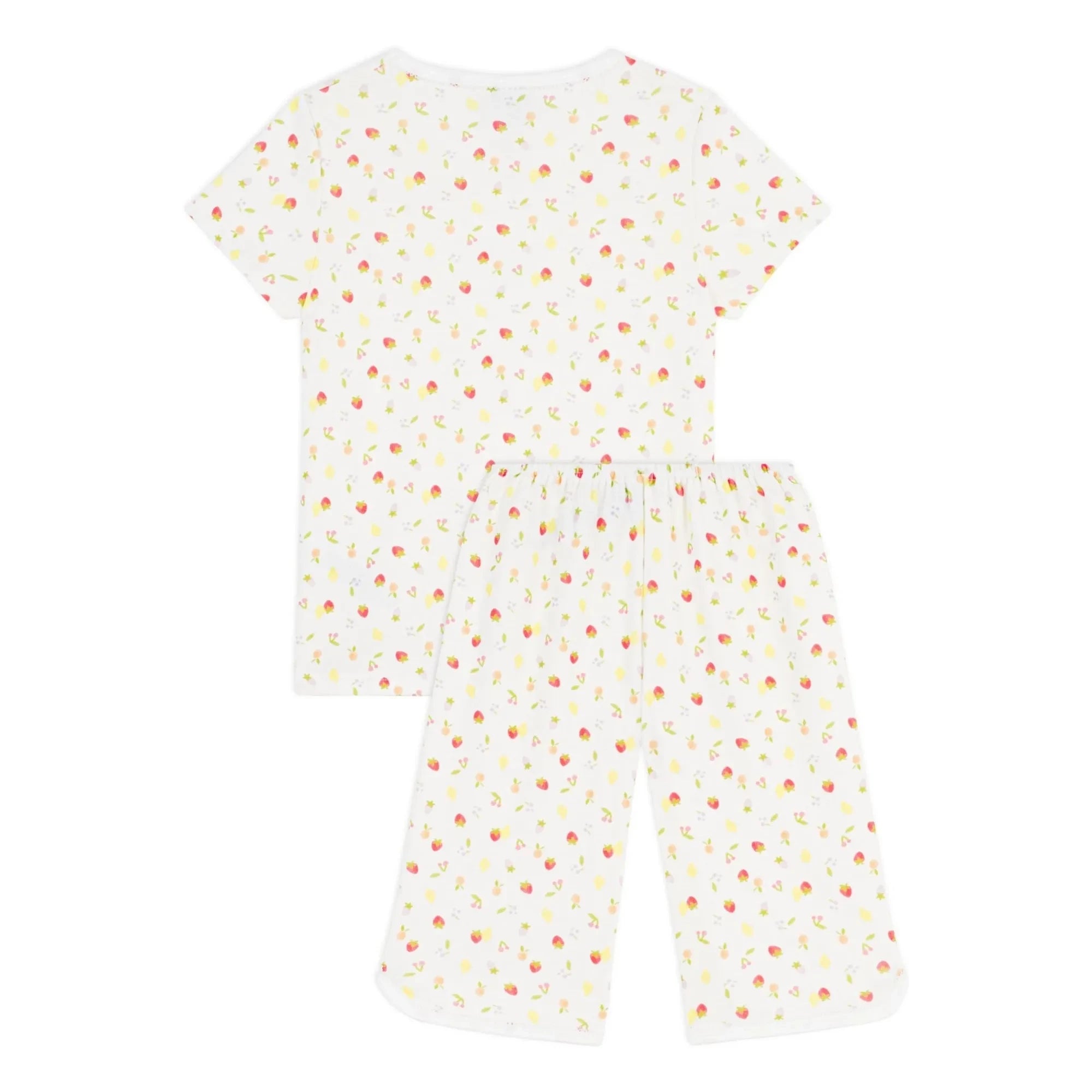 Petit Bateau - Capri Fruit Pajamas | Ecru