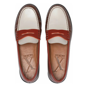 Lachoix - Penny Tricolor Loafer | Brown