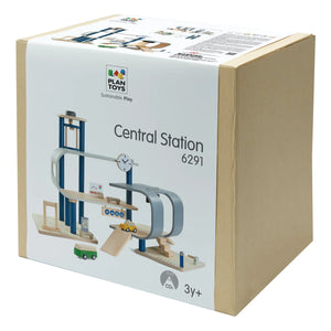Plan Toys - Ahşap Tren İstasyonu Oyuncağı