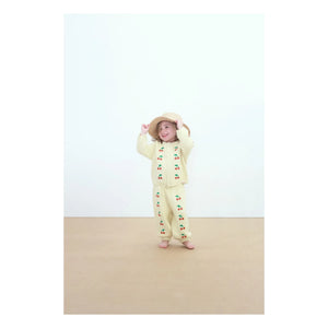 Tinycottons - Cherries Knit Pants | Yellow
