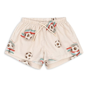 Konges Sløjd - Pomio Soccer Swim Shorts Recycled Fibers | Beige