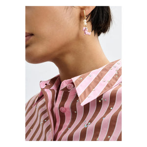 Essentiel Antwerp - Jerod Hoop Earrings | Pink