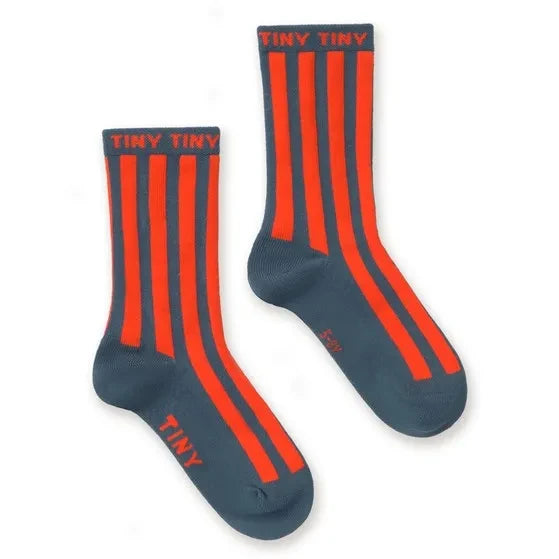 Tinycottons - Striped Socks | Red