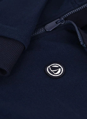 Petit Bateau - Logo Kapüşonlu Sweatshirt | Lacivert