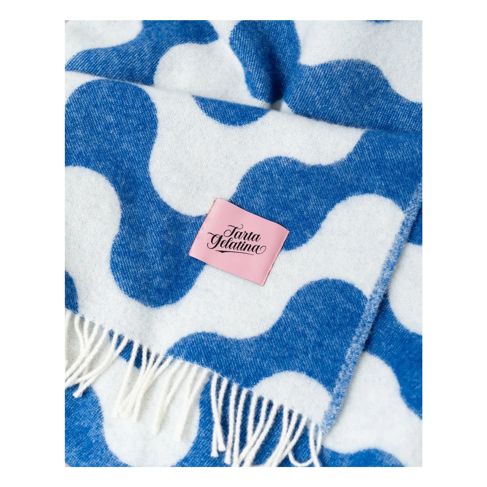 Tarta Gelatina - Medusa Wool Blanket | Blue