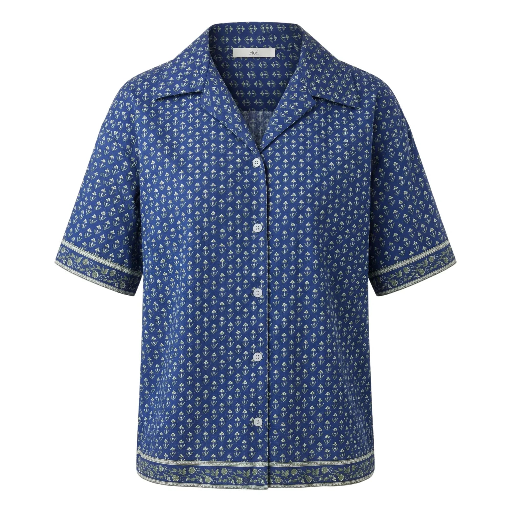Hod - Claire Coton Shirts | Midnight blue