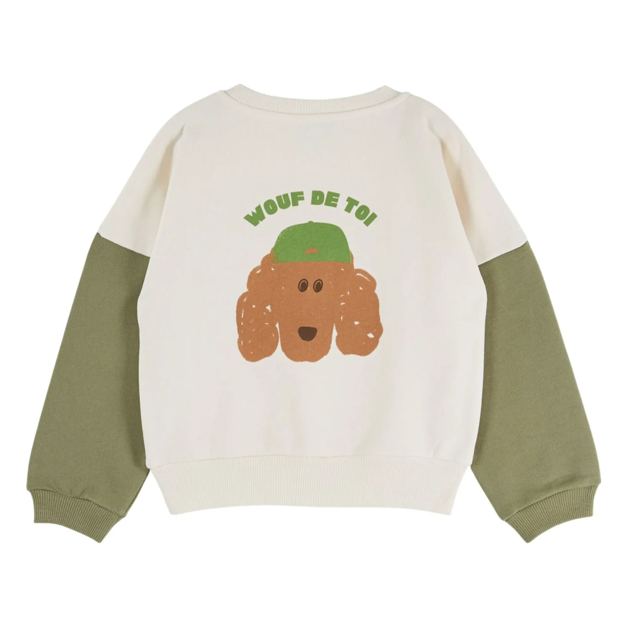 Emile et Ida - Sweat Dog Organik Pamuk | Ekru