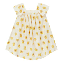 Arsène et Les Pipelettes - Soleil Seersucker Dress | Ecru