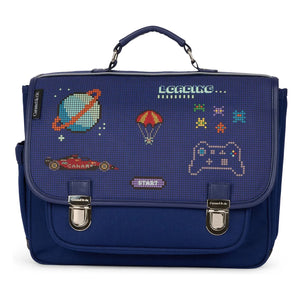 Caramel & Cie - Pixel Art Bag | Navy Blue