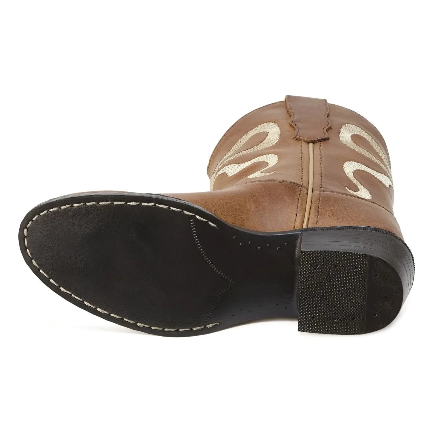Bootstock - Santiags Bow Leather | Brown