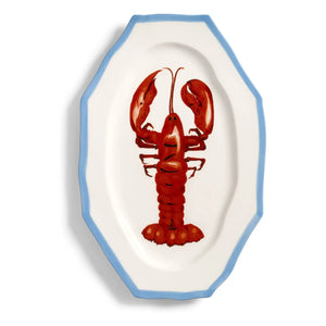 &Klevering - Porcelain Plate Siren Lobster | Red