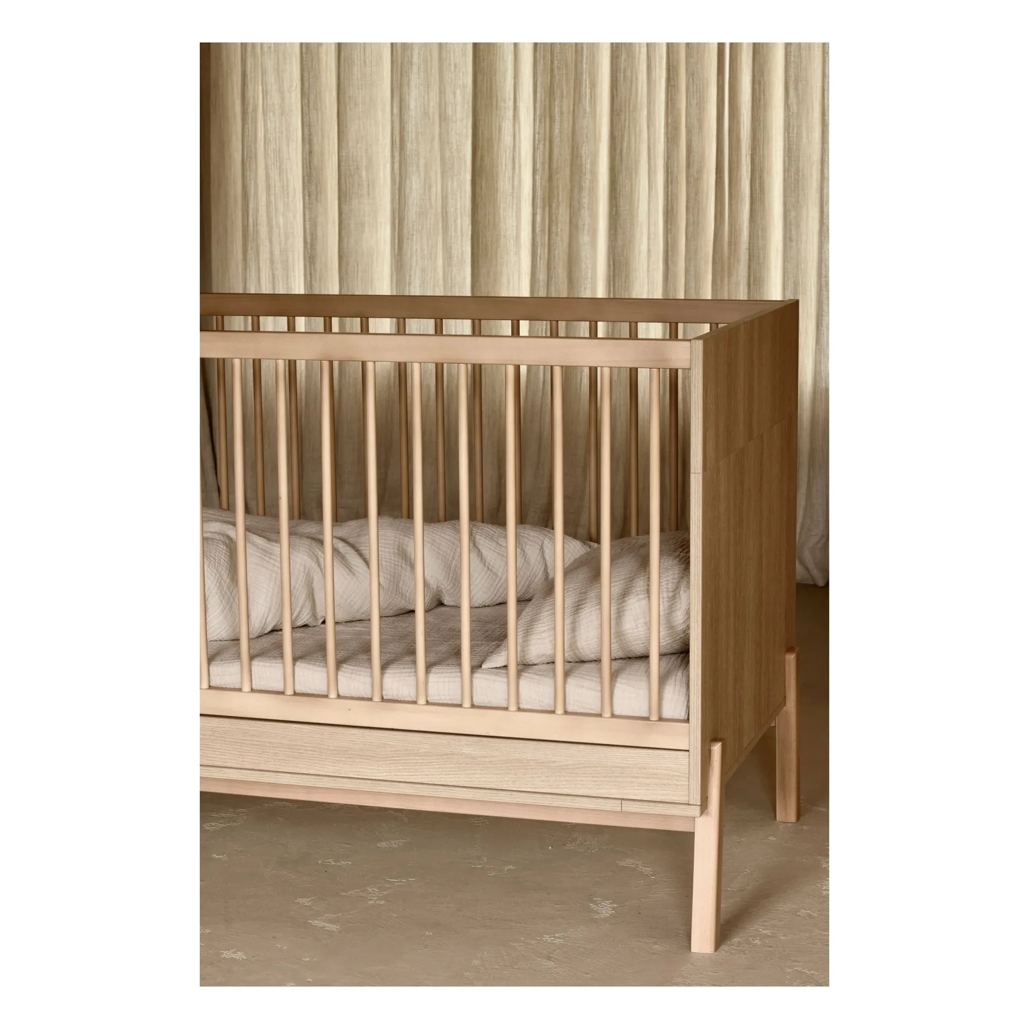 Quax - Ashi Crib 70x140 cm | Honey