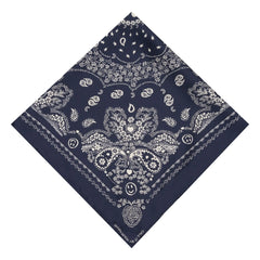 Call it by your name - Small Silk Bandana | Navy Blue