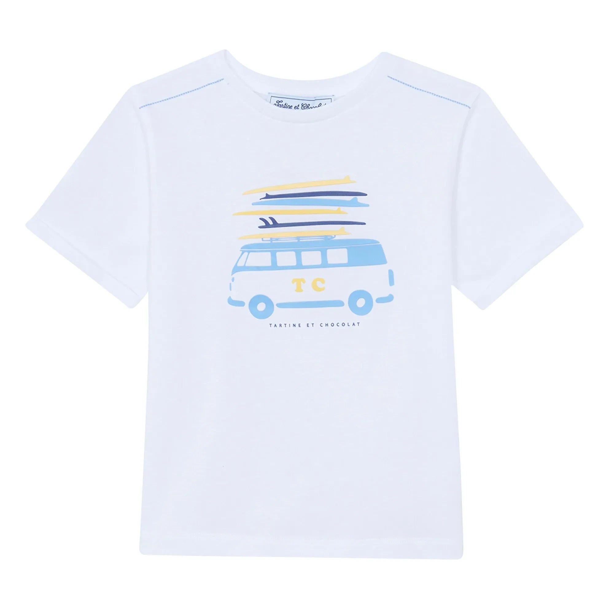 Tartine et Chocolat - Van T-shirt | White
