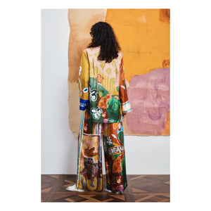 Alémais - Mlak Silk Trousers | Brown