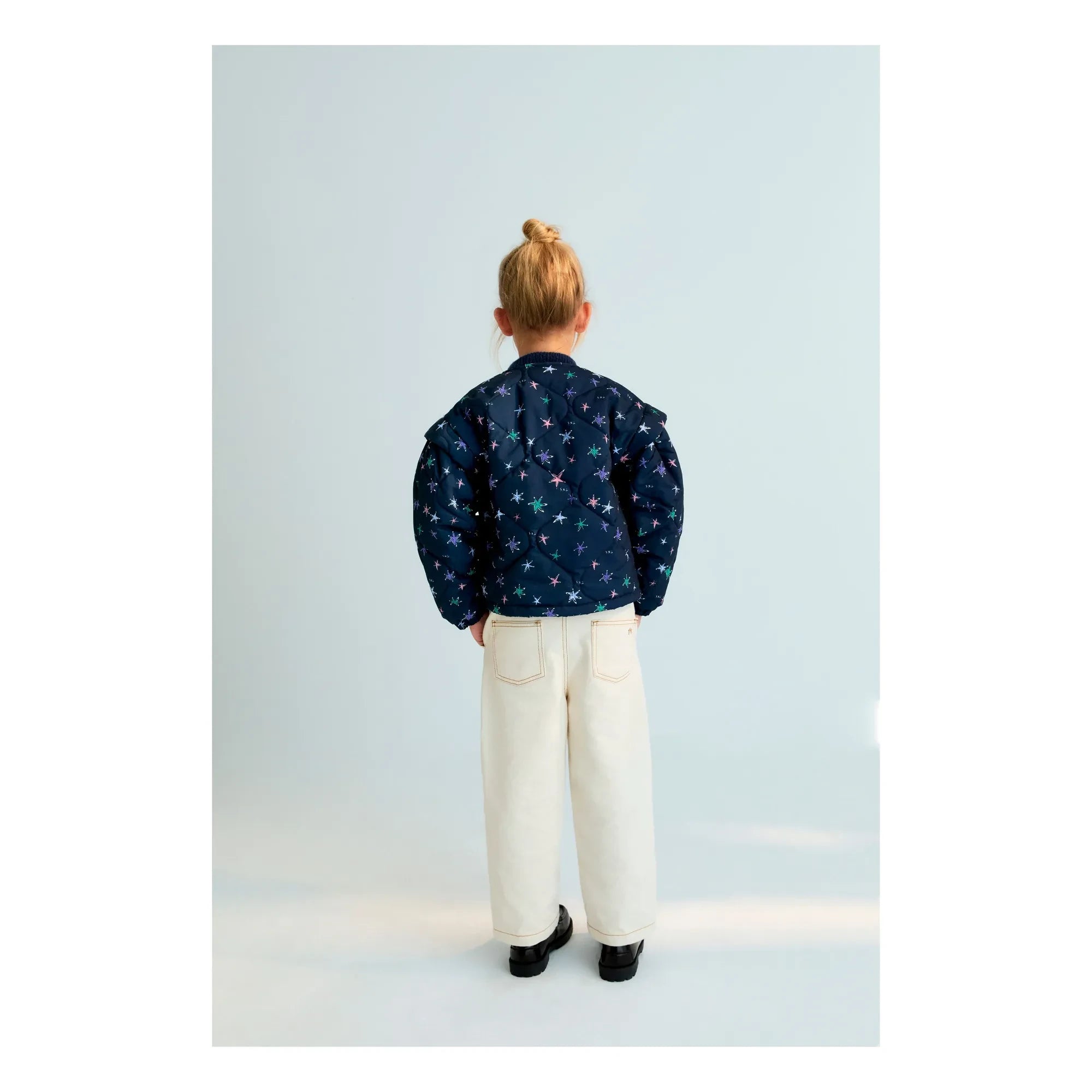 the new society - Organic Cotton Baggy Jeans | Ecru