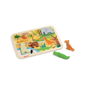 Janod - Thick Animal Safari Puzzle