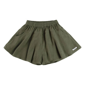 Donsje - Mazena Linen Shorts | Dark Khaki
