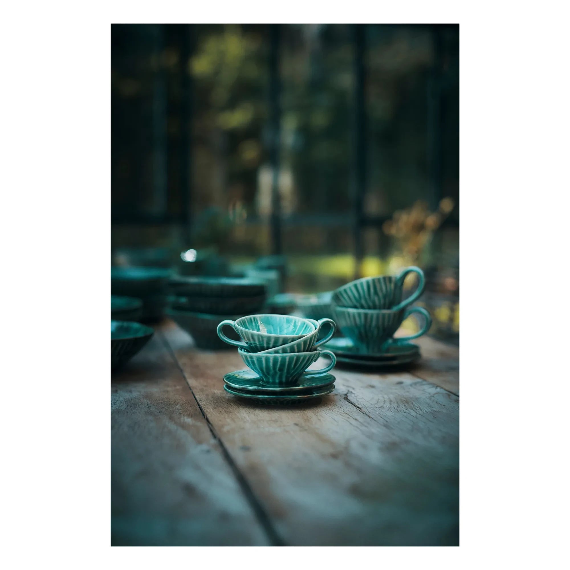 Serax - Verde Lanza tabaklar, Pascale Naessens - 2'li Set | Yeşil
