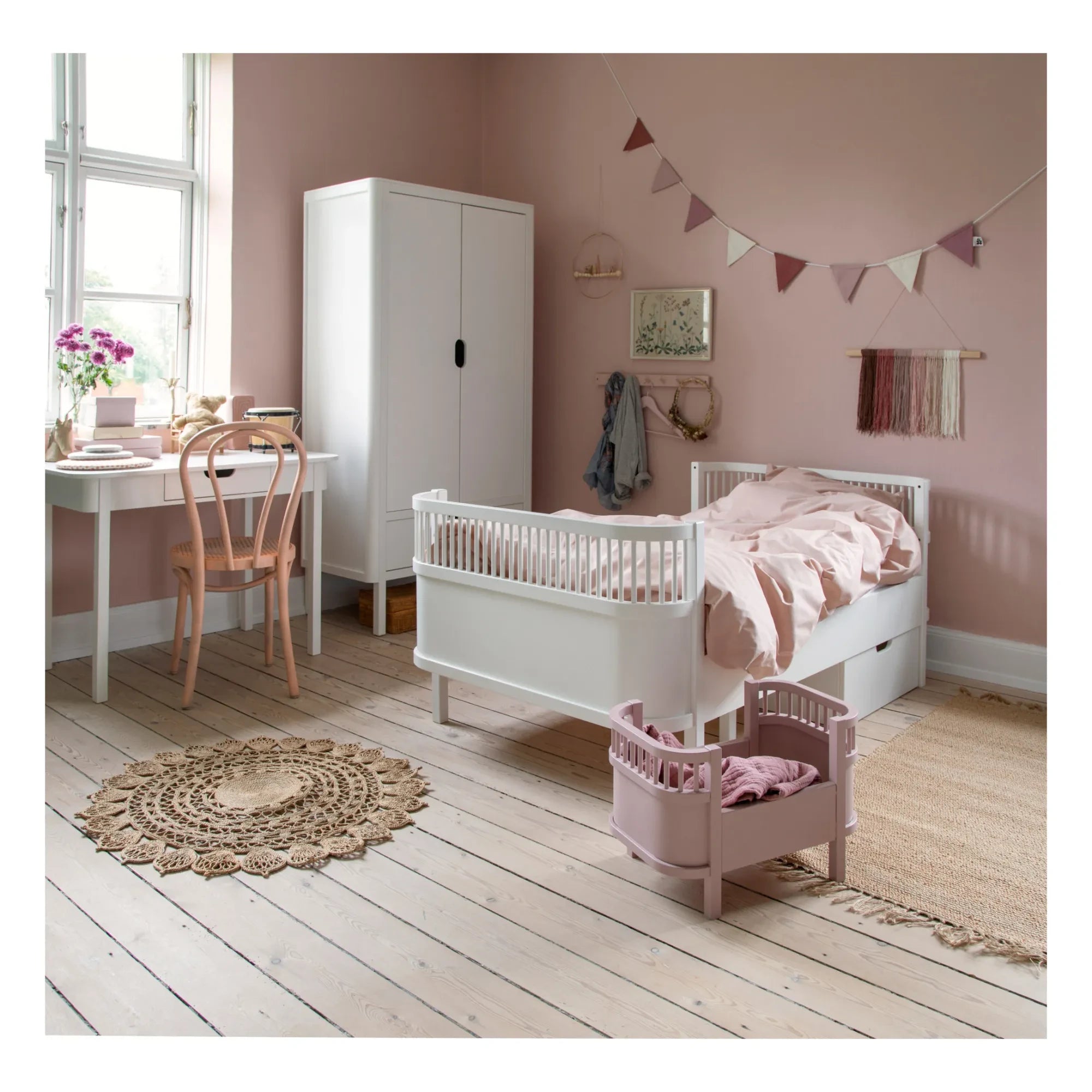 Sebra - Decorative Banner Flag | Pink