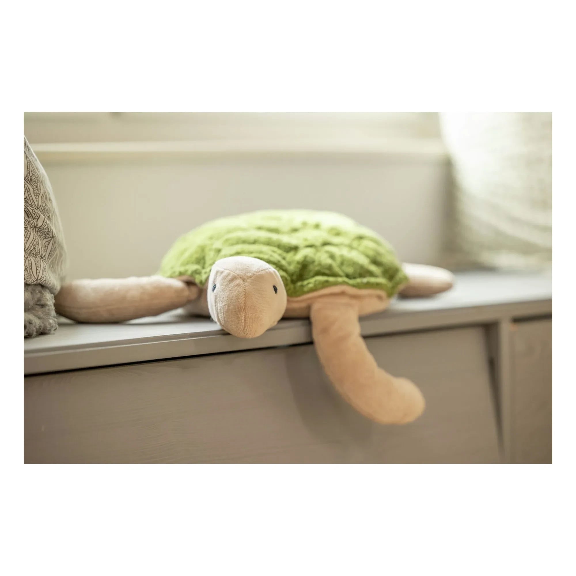 Senger Naturwelt - Tortoise Plush Hot Water Bottle | Khaki