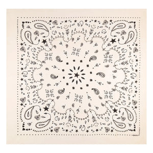 Call it by your name - Large Silk Bandana | Ecru
