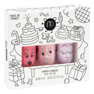 Nailmatic Kids - Party Nail Polish - Set of 3