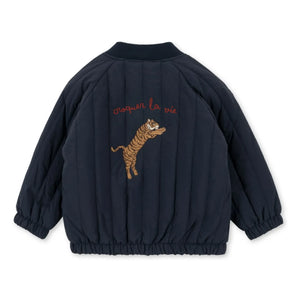 Konges Sløjd - Juno Tiger Bomber Jacket | Navy Blue