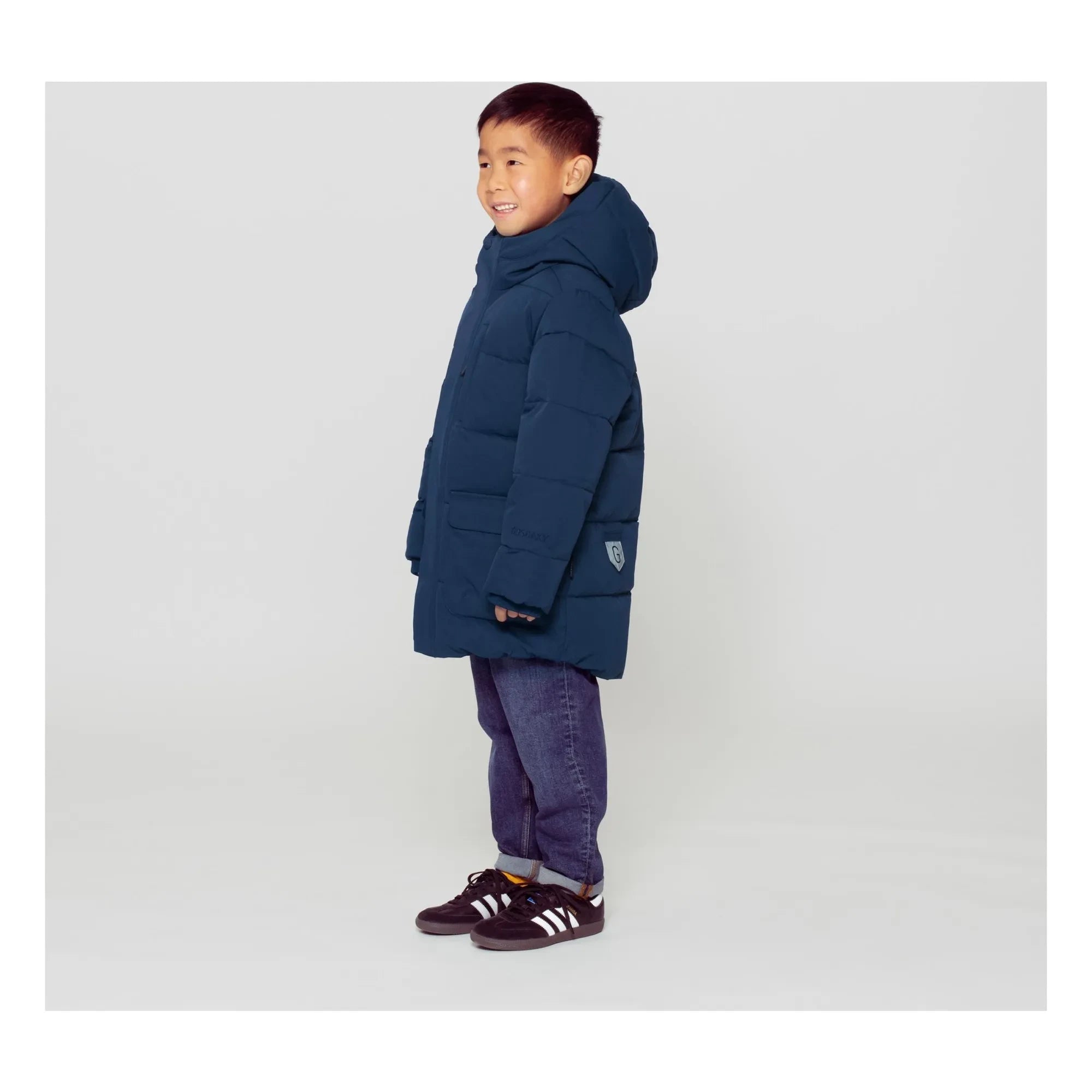 Gosoaky - Tiger Eye Waterproof Jacket | Navy Blue