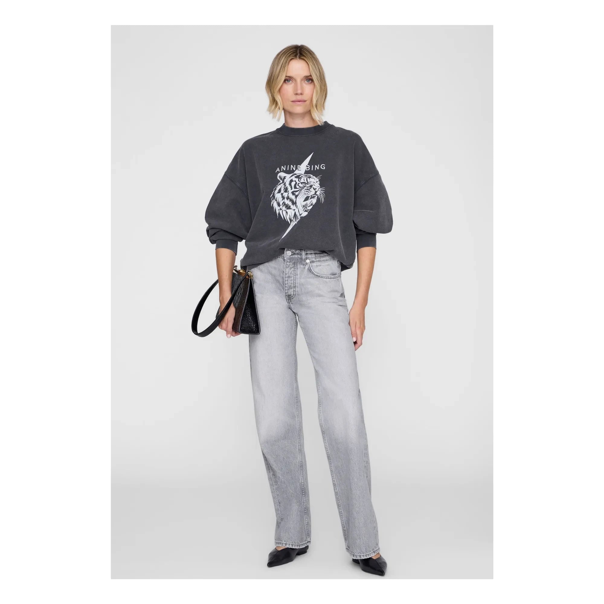 Anine Bing - Miles sweatshirt | Siyah