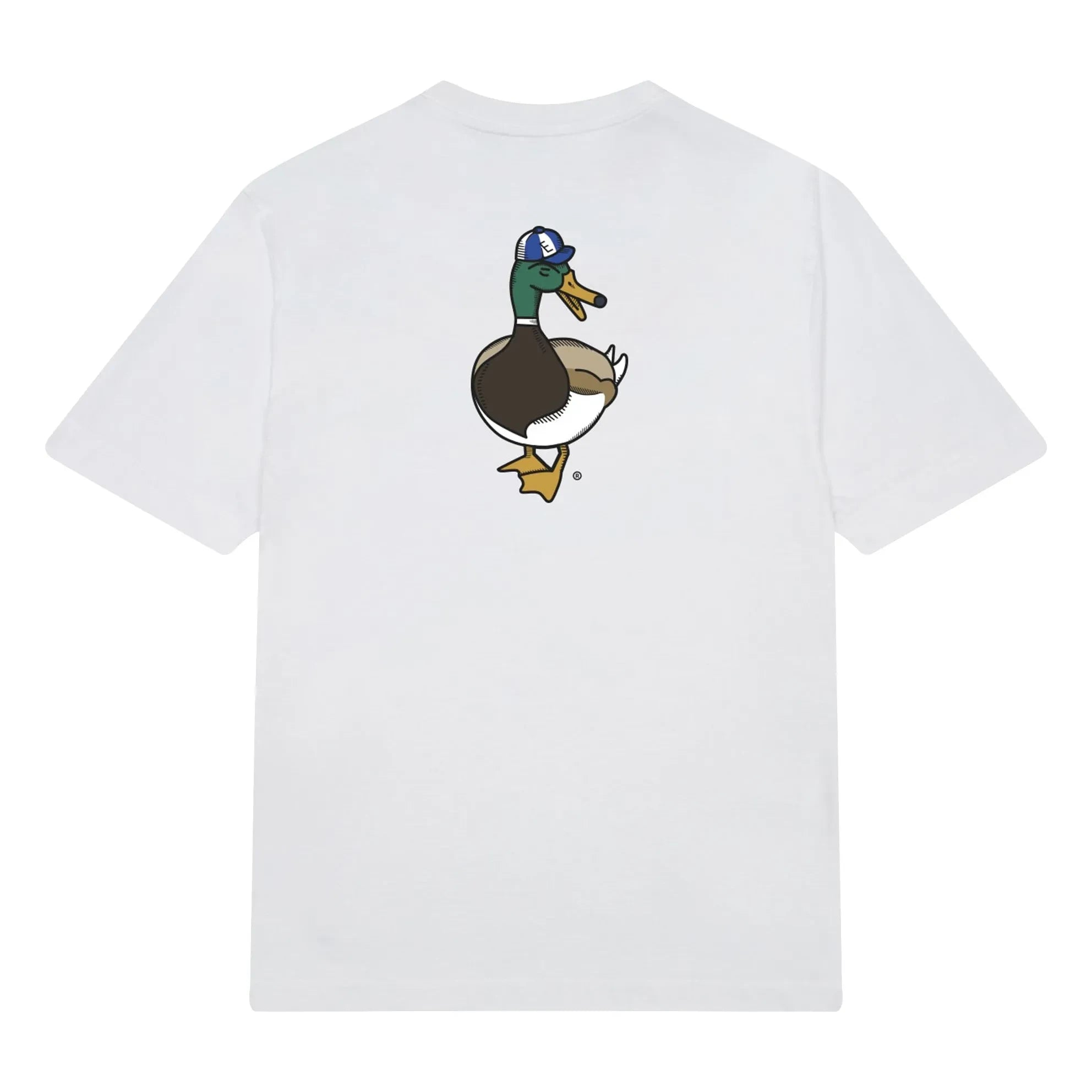Edmmond Studios - Duck Recreation Organic Cotton T-Shirt | White