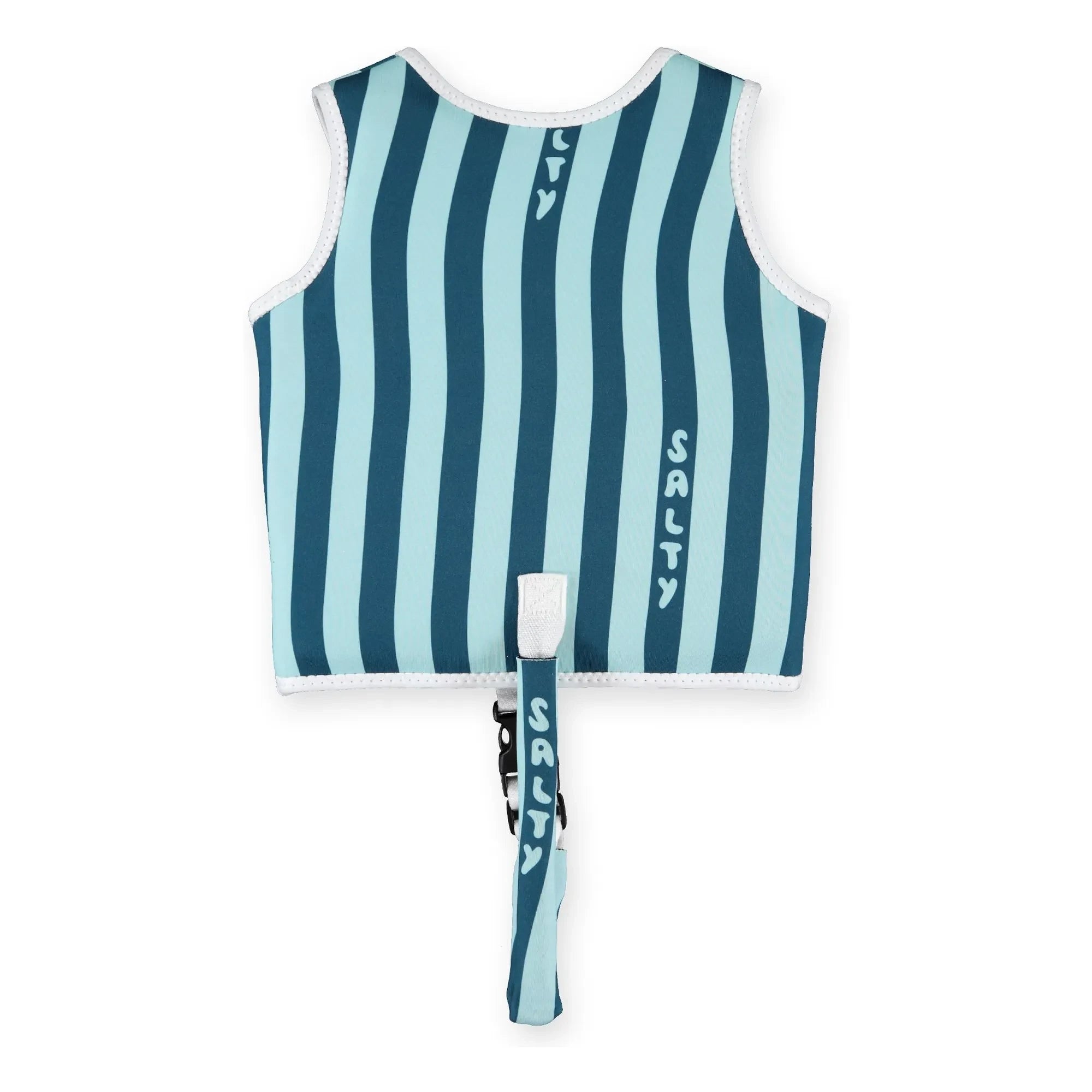 Beach & Bandits - Salty Stripes Swimsafe Vest Made from Recycled Fibers | Navy Blue