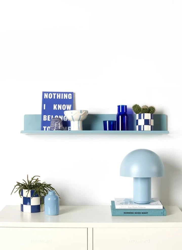 Mustard Made - Ledge Metal Wall Shelf | Ocean