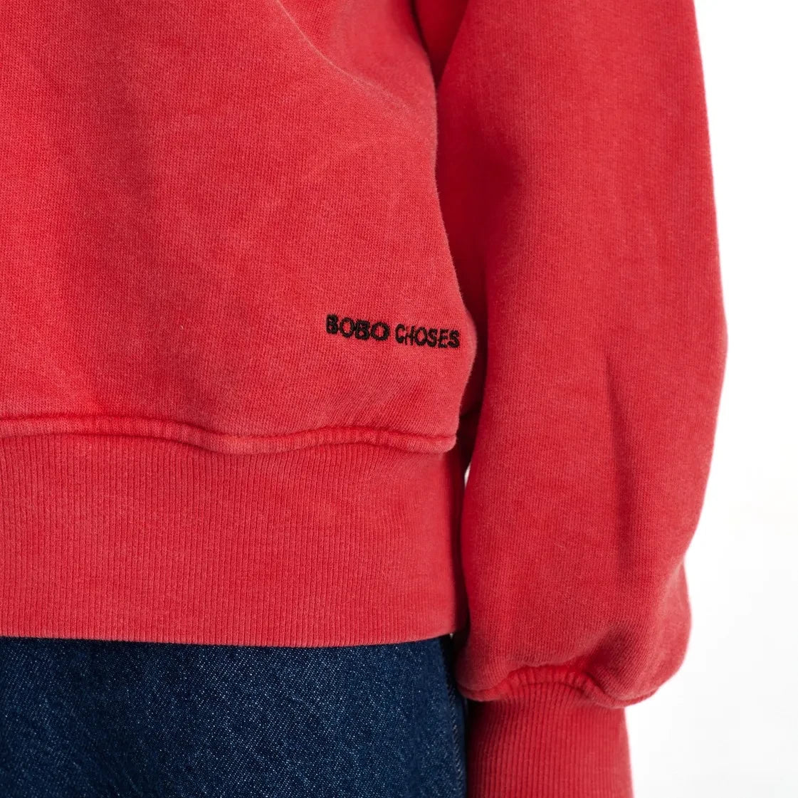 Bobo Choses - Hidden Monster organic cotton sweatshirt | Red