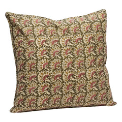 Madam Stoltz - Cotton Pillowcase | Olive