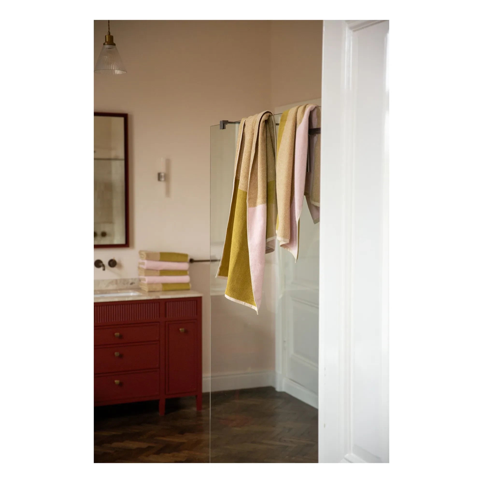 Suite 702 - Bathroom Towel, Lex Pott - Set of 2 | Olive
