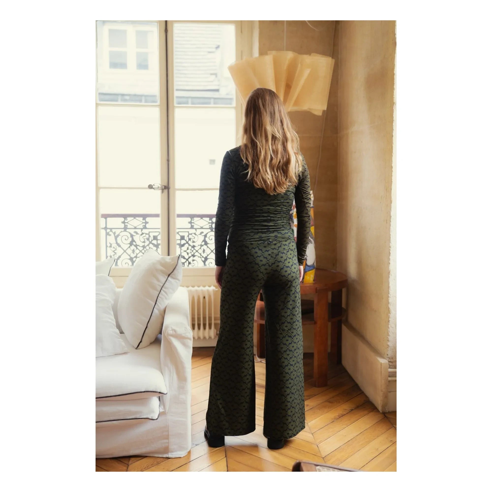 Paloma Collection - Andrea Seventies Hamile Pantolonu | Haki