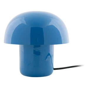 Present Time - Mini Chubby Mushroom Table Lamp | Electric Blue